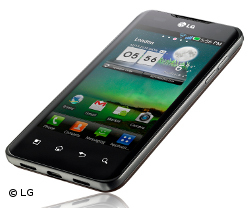 Das LG Optimus Speed hat als erstes Handy einen Dual-Core-Prozessor mit 1 GHz Taktfrequenz